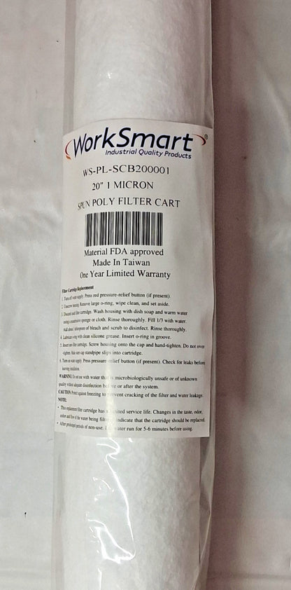 QTY 22 Polypropylene Plumbing Cartridge Filters WS-PL-SCB2000001
