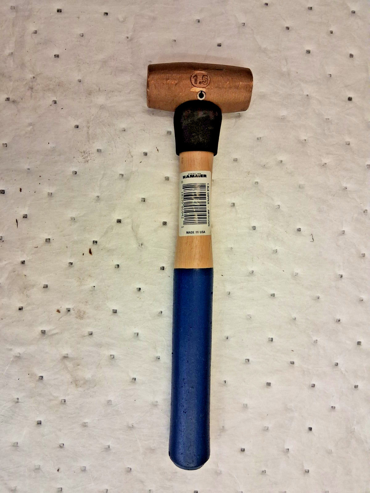 American Hammer Dead Blow Hammers 1.5 lb Head 1-3/8" Face Dia Copper AM1.5C