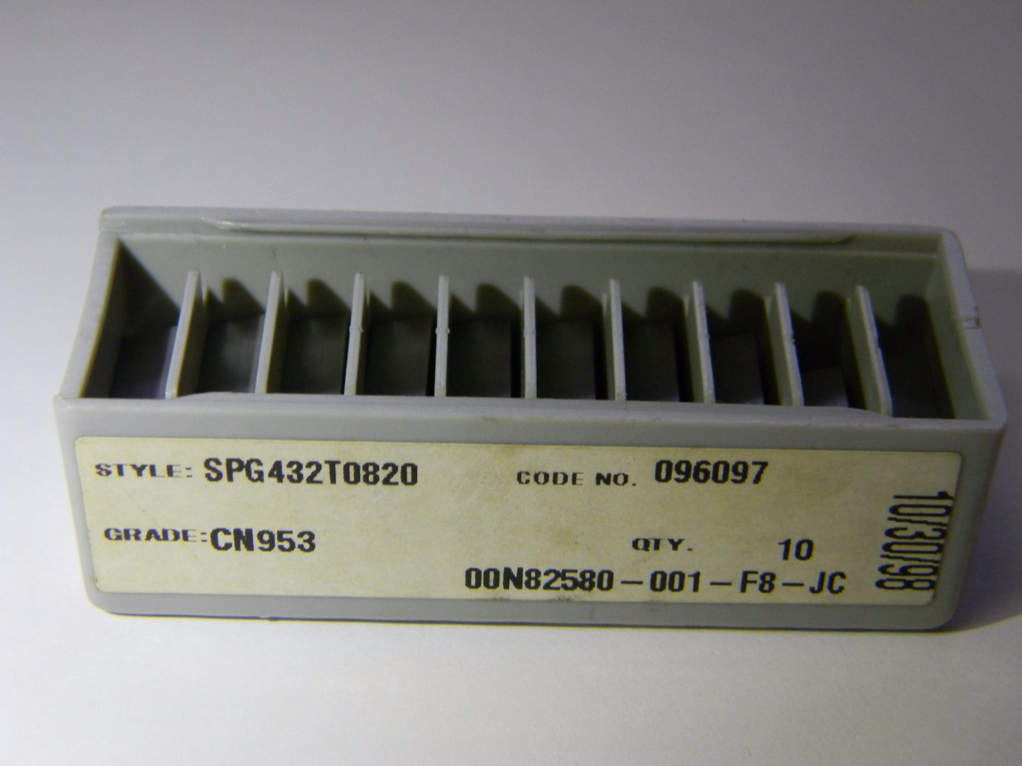 RTW Ceramic Turning Milling Indexable Inserts SPG432T0820 Grade CN953 QTY  10