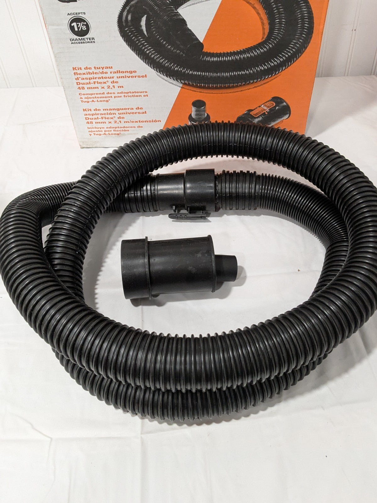 Ridgid Wet/Dry Shop Vac Vacuum 1-7/8 in. 7 ft. Locking Hose VT1720