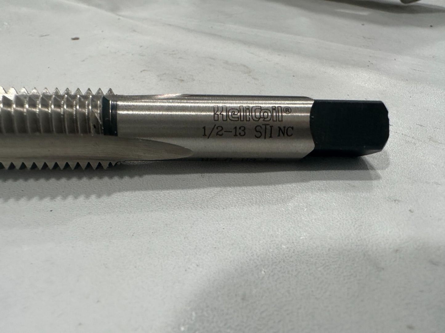 HELI-COIL Hand STI Tap: 1/2-13 UNC, H3, 4 Fl Bottoming Chamfer 8CBB