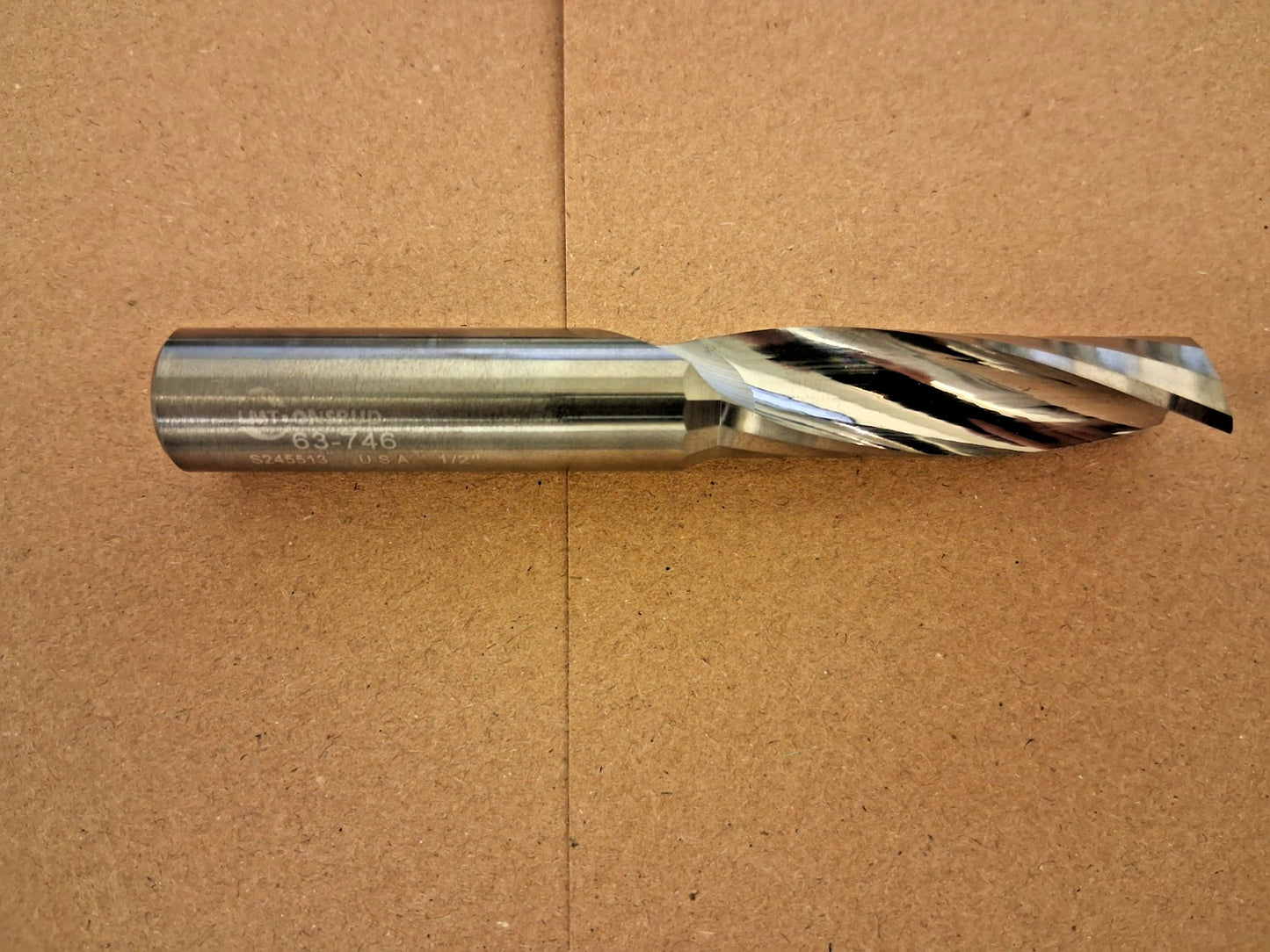 Onsurd Spiral Router Upcut Bit 1/2" Dia 1-5/8" LOC 1/2" Shank Dia