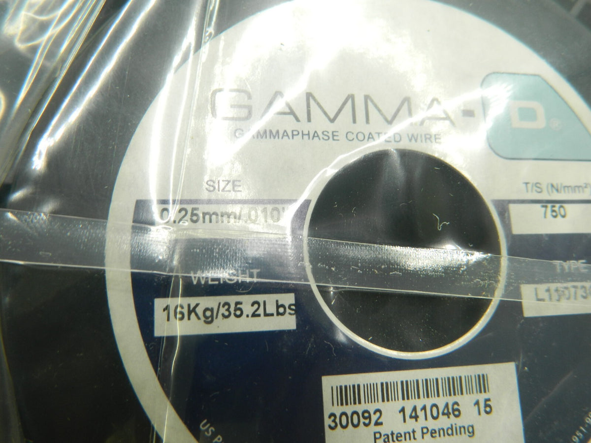 Gamma Coated Wire 0.25 mm 0.01  16,00 KG 32.2 Lbs CFL11073CA2