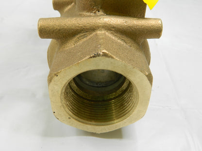 Apollo Manual Ball Valve: 1-1/2" Pipe, Full Port, Bronze FNPT 7710746SV