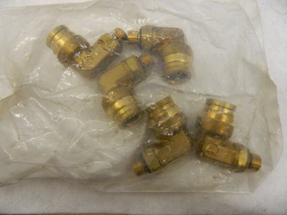 PARKER M12 Metric Brass PushtoConnect Tube Male Elbow Qty5 PF-00189