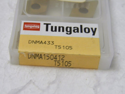 Tungaloy Carbide Turning Inserts DNMA433 Grade T5105 Qty 10 6850211