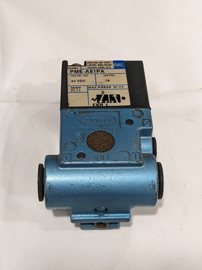 Mac Solenoid Valve 24 VDC Coil Hytrol EzLogic Mod 7011. PME-A81PA