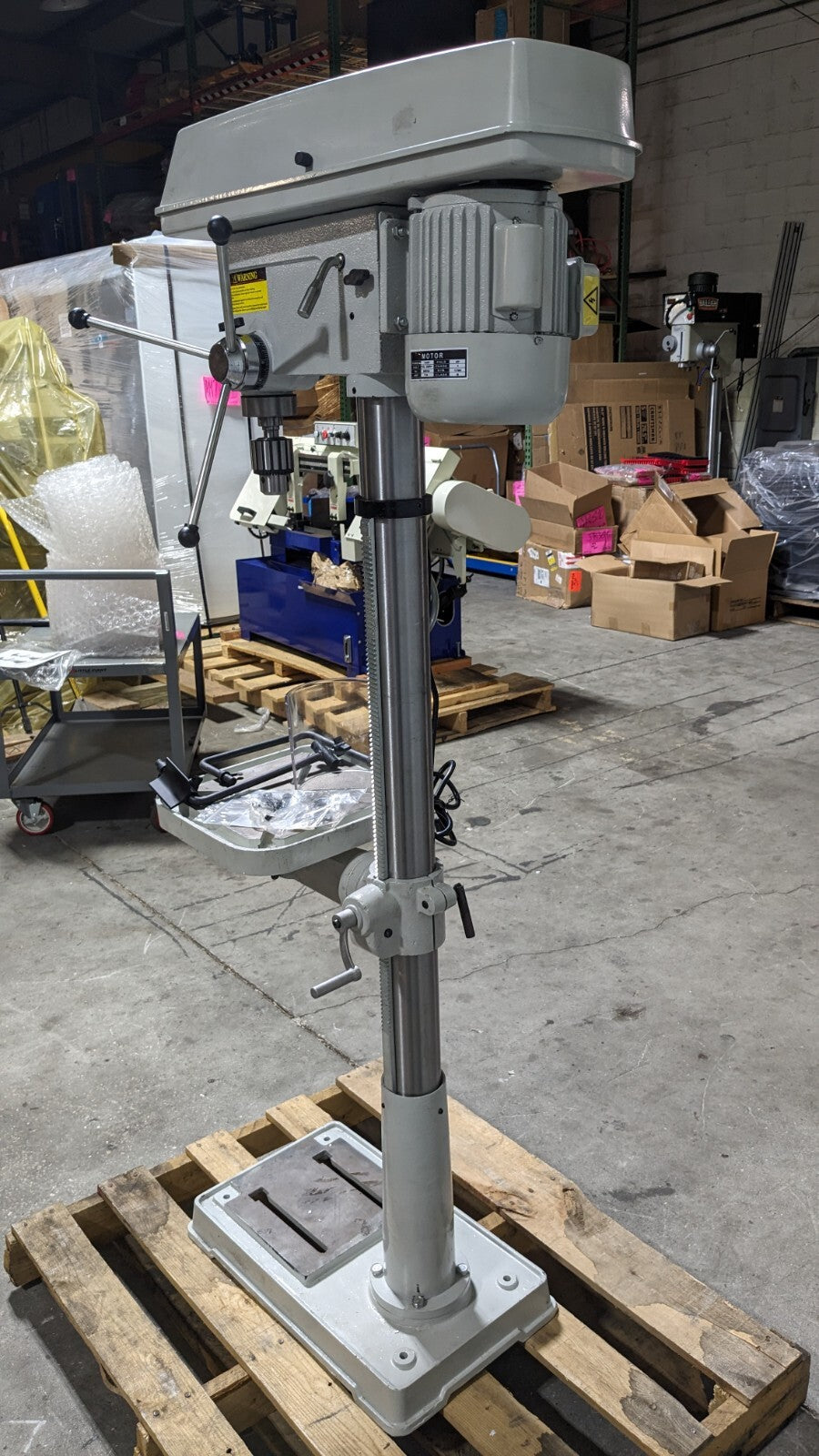 Enco Step Pulley Drill Press 20 Swing 4MT 3060 RPM Max 1.5 HP 115/230v Used