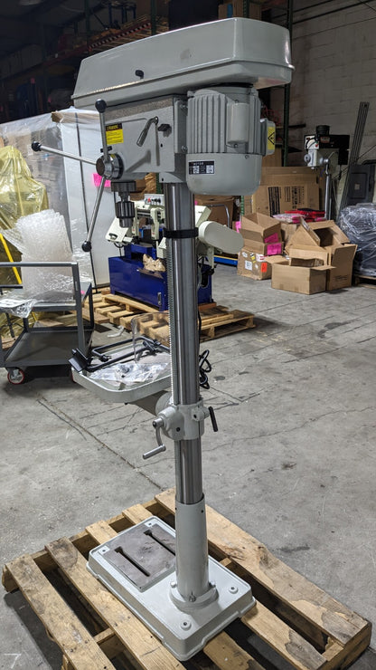Enco Step Pulley Drill Press 20 Swing 4MT 3060 RPM Max 1.5 HP 115/230v Used