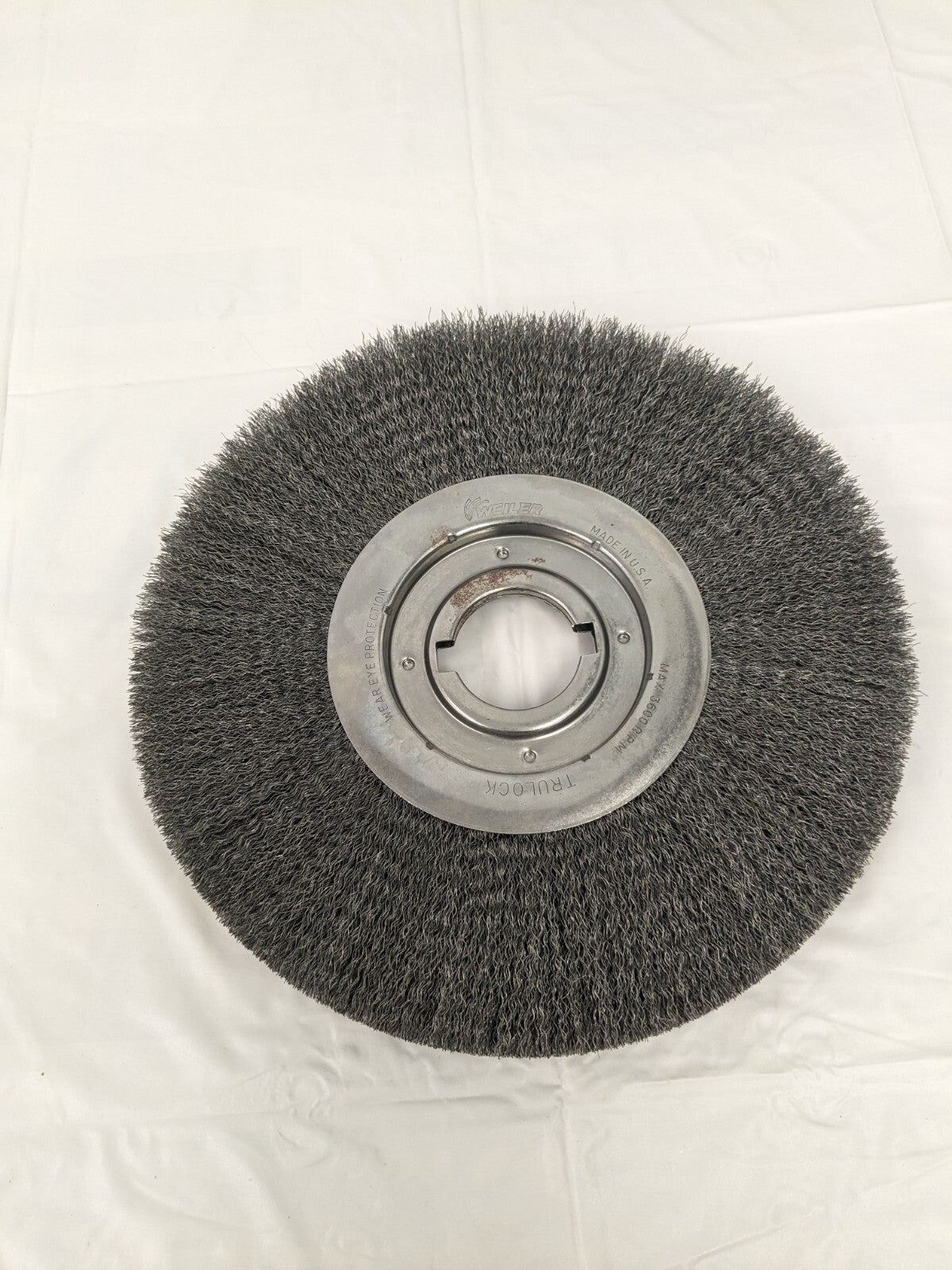 WEILER Wheel Brush: 12" Wheel Dia, Crimped 06180