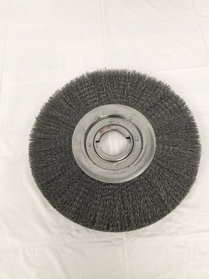 WEILER Wheel Brush: 12" Wheel Dia, Crimped 06180