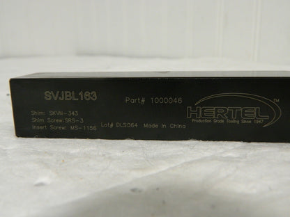 Hertel Left Hand Neutral Rake Indexable Turning Toolholder 1000046