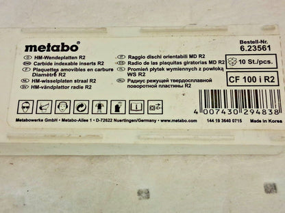 Metabo Power Beveling & Deburring Radius Inserts QTY6 623561000