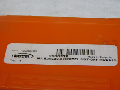 Hertel Indexible Cut-Off & Grooving Module 20mm Max DOC LH 2000524 HA-E20L20.3