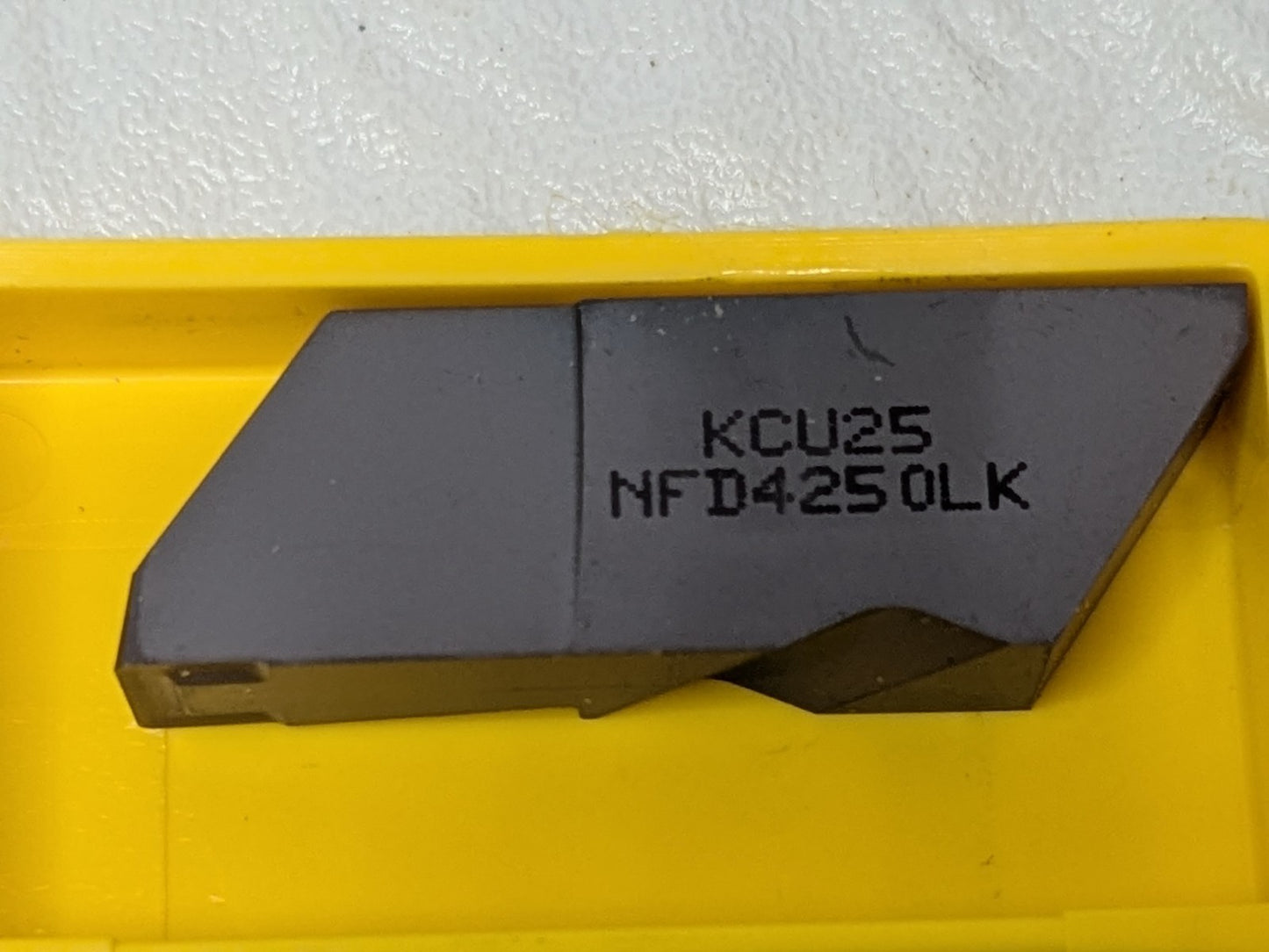 Kennametal Carbide Grooving Inserts NFD4250LK KCU25 QTY 5 4109659