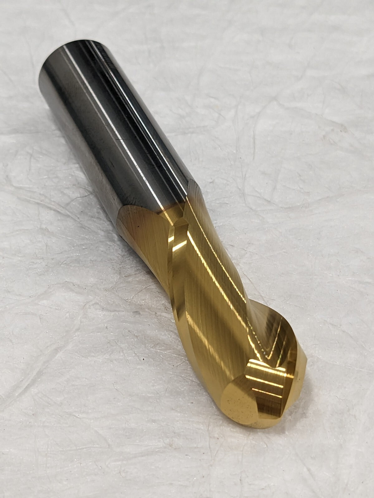 SGS Ball End Mill: 16.00 mm Dia, 32.00 mm LOC, 2 Flute 48709