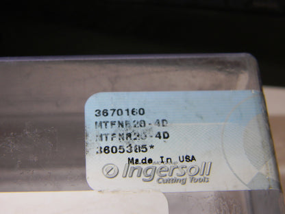 Ingersoll Neg Triangle Turning Toolholder MTFNR20-4DMTFNR20-4D