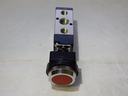 Jupiter Pneumatics Flush Palm Mechanical Valve 1/4" NPT 5/2 Way 5250221611J
