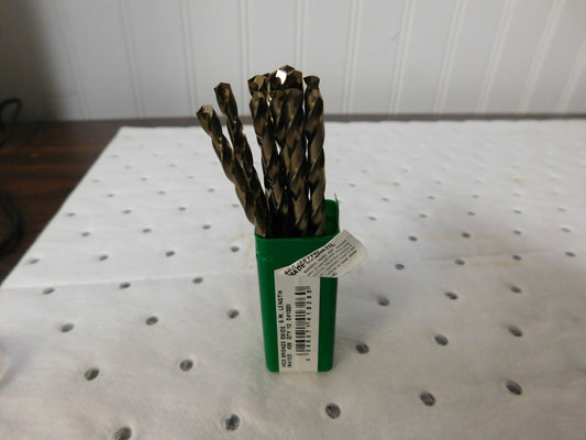 Precision  #26 135° Spiral Flute Cobalt Screw Machine Drill Bit QTY 12 041326