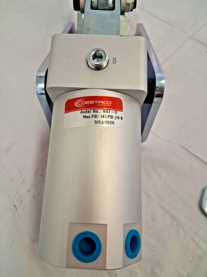 DE-STACO-CO Pneumatic Hold Down Toggle Clamp 948 lb Inner Clamping Force 847-U