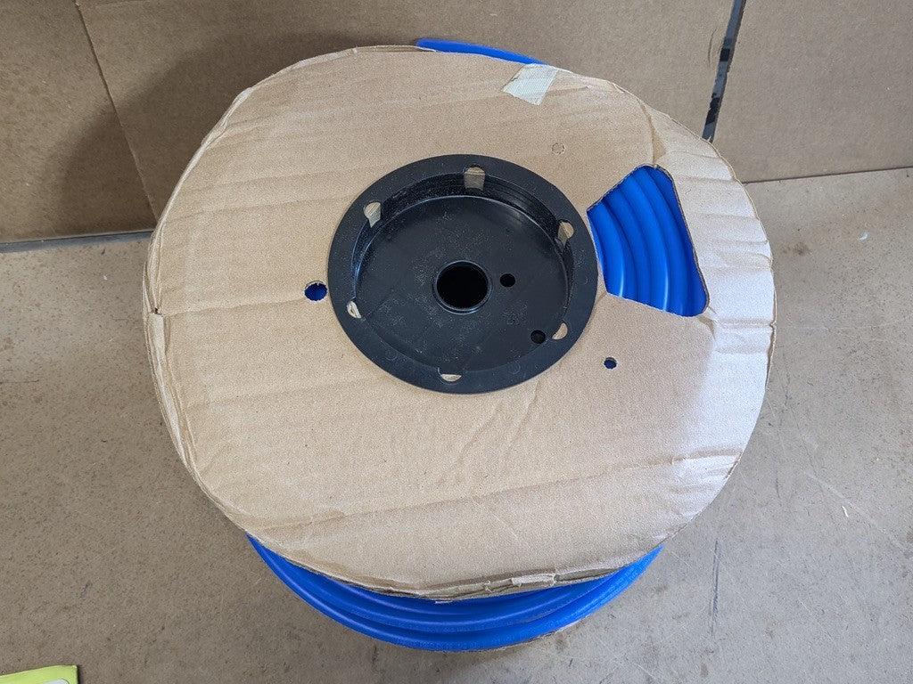 Parker Blue Polyethylene Tubing 500 Ft. x 1/4 In. ID. 125 PSI Max. E-64-B-0500