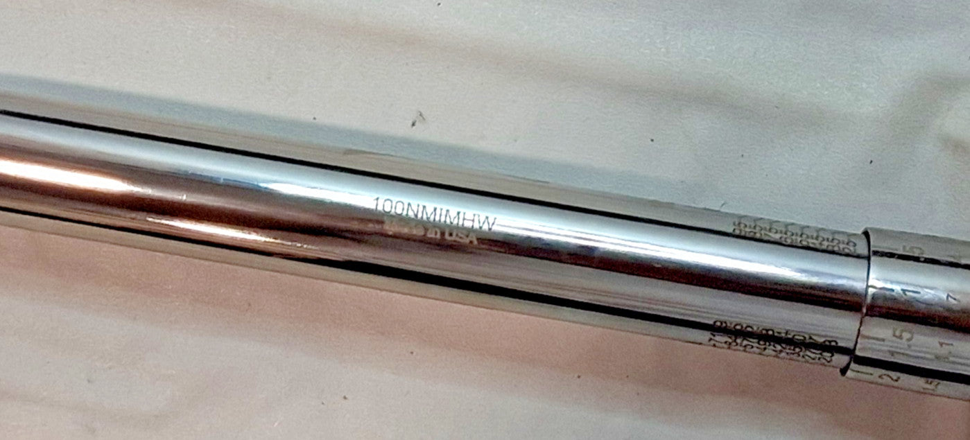 Williams Micrometer Torque Wrench 27/64in Drive 100NMIMHW