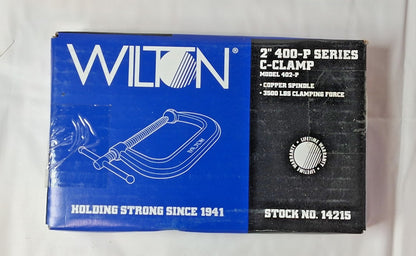 WILTON  C-CLAMP 400 SERIES 2-1/8 "MO 2-5/8"TD 402-P