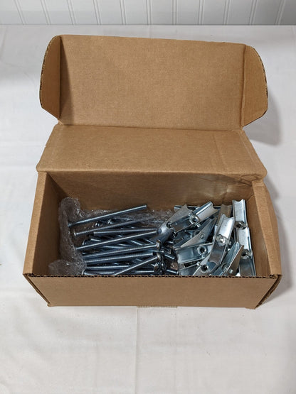 Toggle Bolt Drywall & Hollow Wall Anchor 5/16" Diam x 4" OAL Box of 25 -38562-1