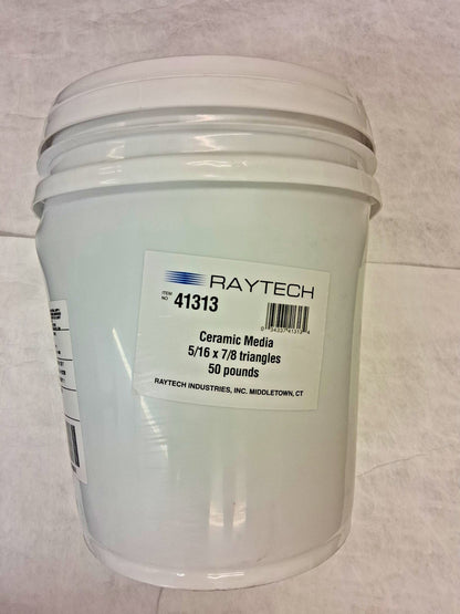 Raytech Triangle Tumbling Media 5/16" Long 7/8" High 41-313