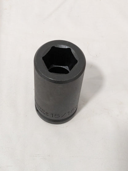 Proto Impact Socket: 3/4" Drive, 15/16" Socket, Hex Drive J07515L