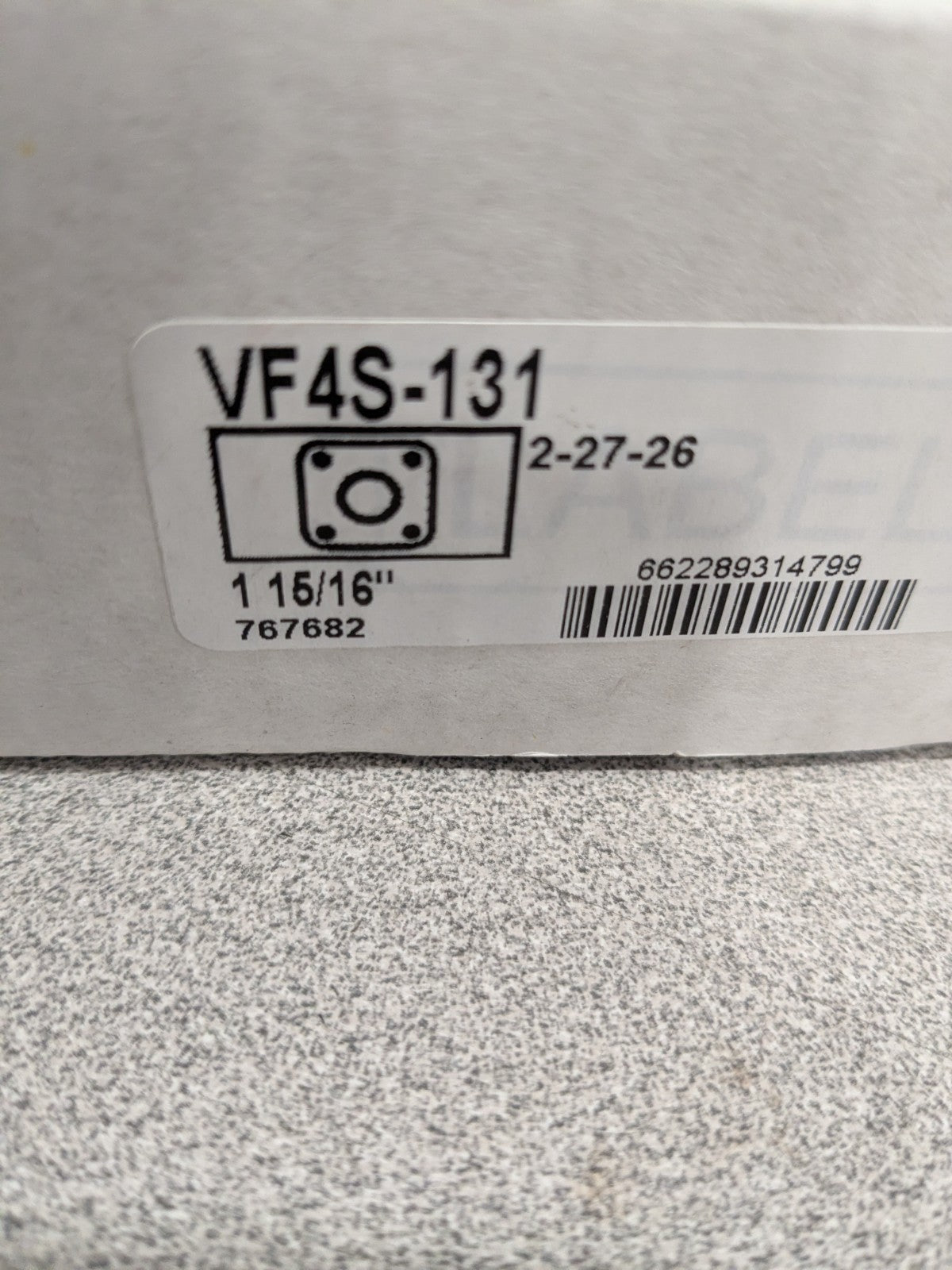 Browning VF4S-131 1-15/16" ID, 5-5/8" OAL x 5-5/8" OAH 4-Bolt Flange 767682