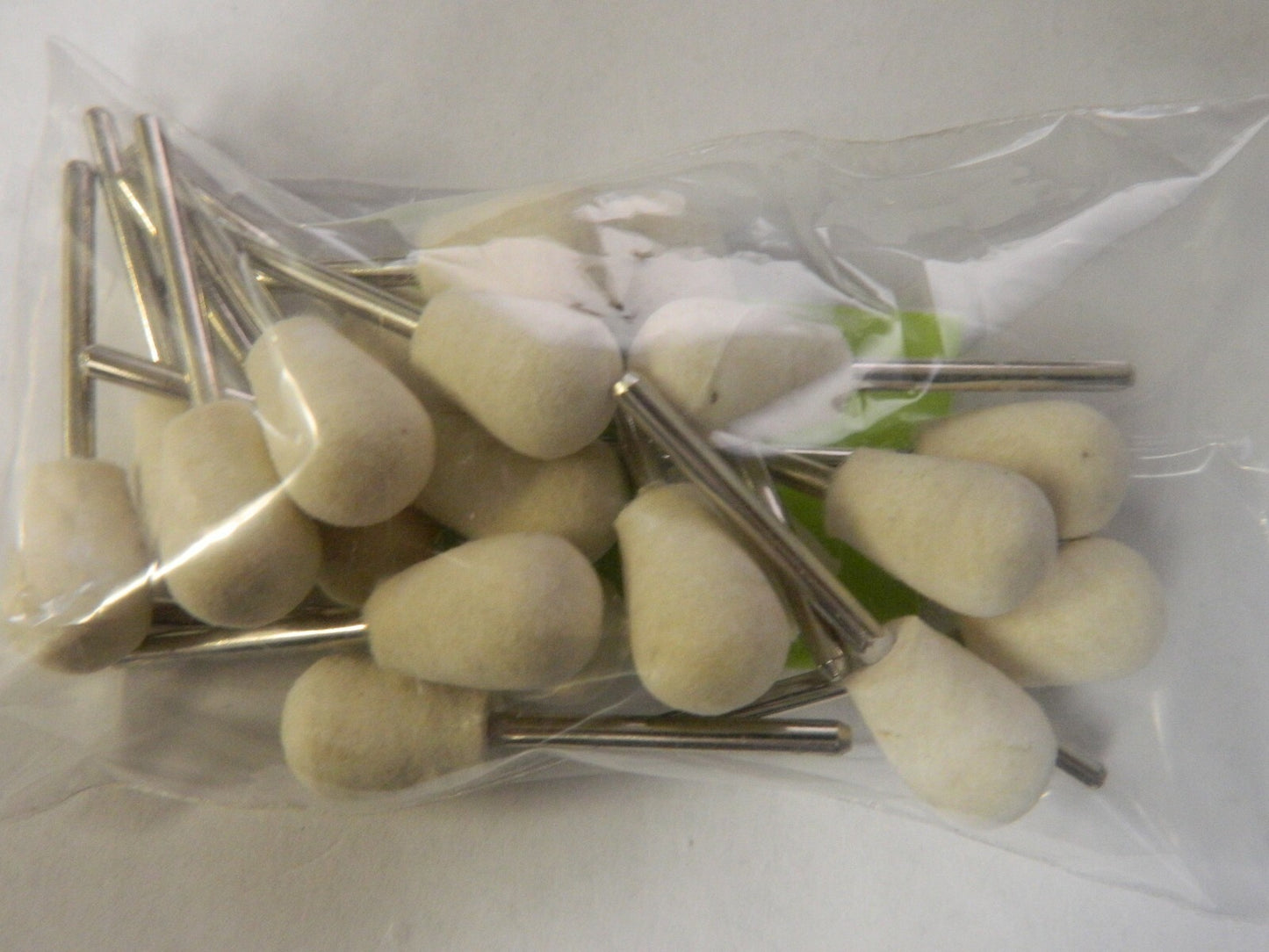 Pro  Felt Bob 1/2" x 1/8" x 3/4" Olive Shaped Wool QTY 20  SB-5A