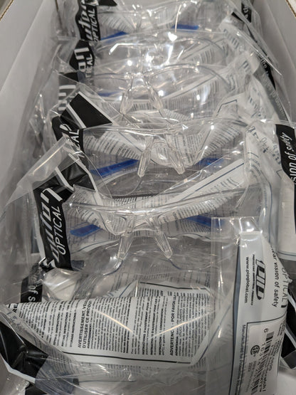 BOUTON Safety Glasses: Anti-Fog & Scratch-Resistant Qty 12 250-32-0520