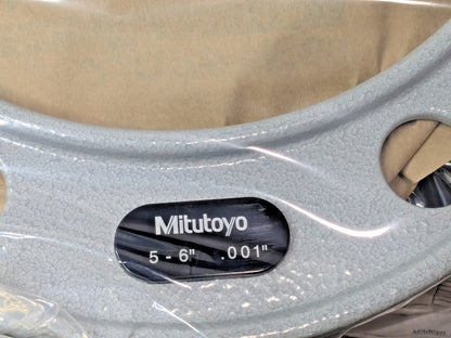 Mitutoyo Outside Micrometer Set w/Sandards 0 - 6" Range OMST-6" 103-904-10