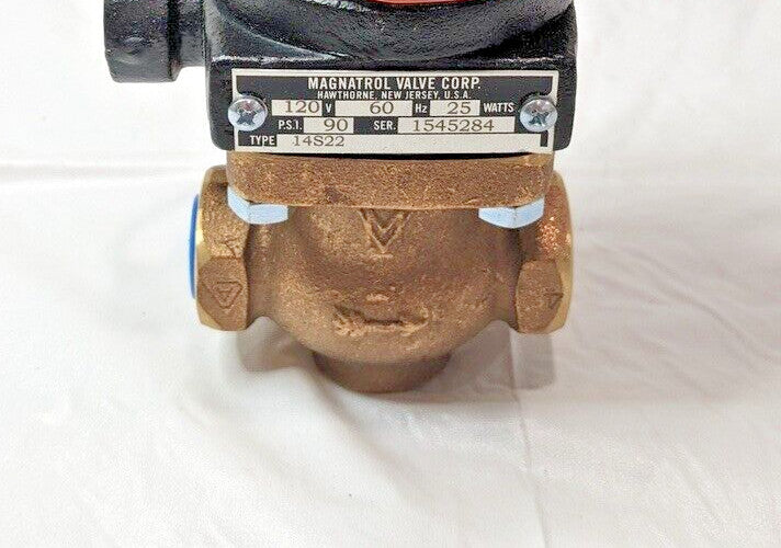 Magnatrol Solenoid Valve 1/2" 0-90 PSI 120V 14S22