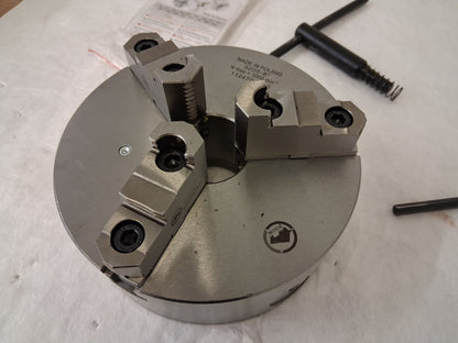 Bison Manual Lathe Chuck 8"Dia 3 Jaw Self-Centering 7-866-0800