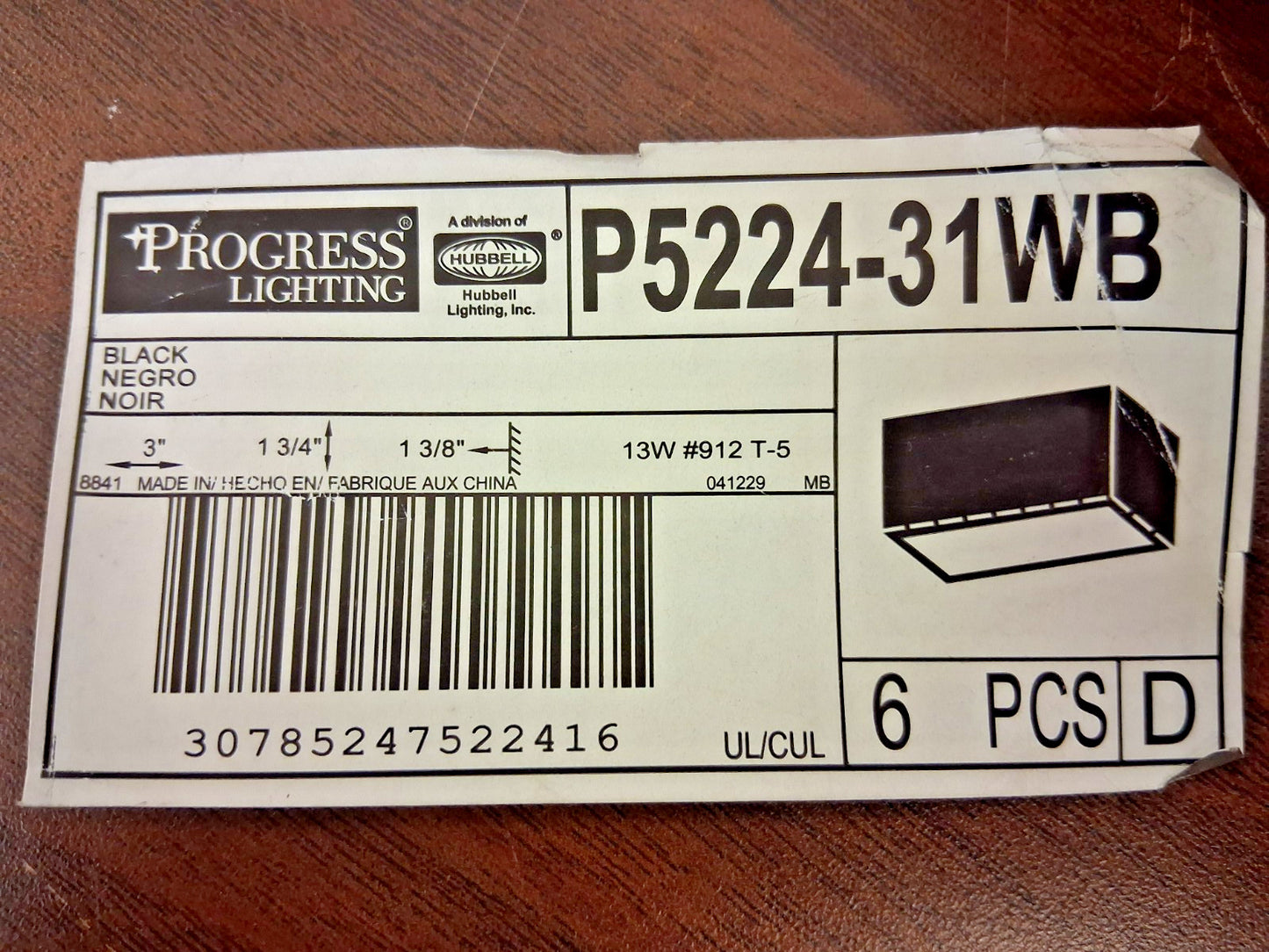 Progress Lighting Landscape Rail &amp; Deck Light P5224-31WB
