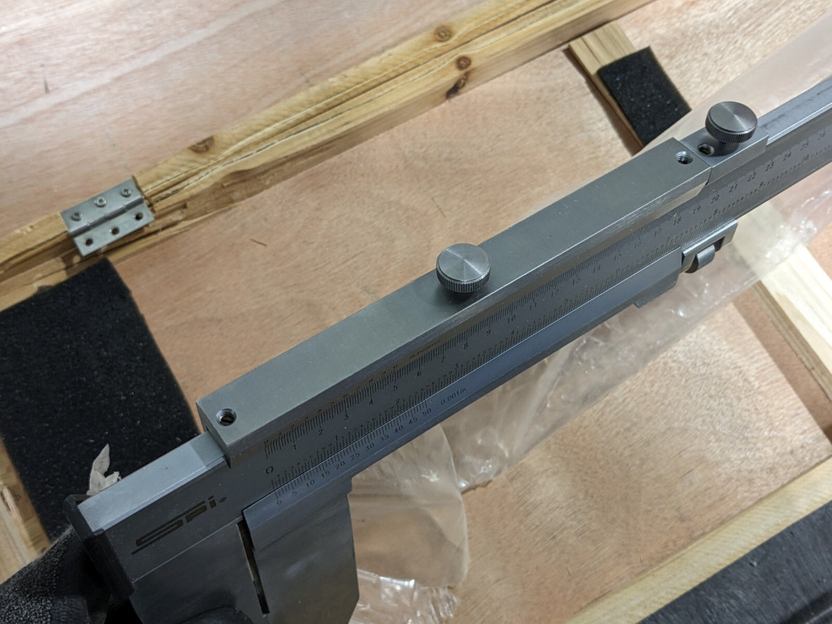 SPI Heavy Duty Stainless Steel Vernier Caliper 0-60" / 1500mm Range 20-697-9