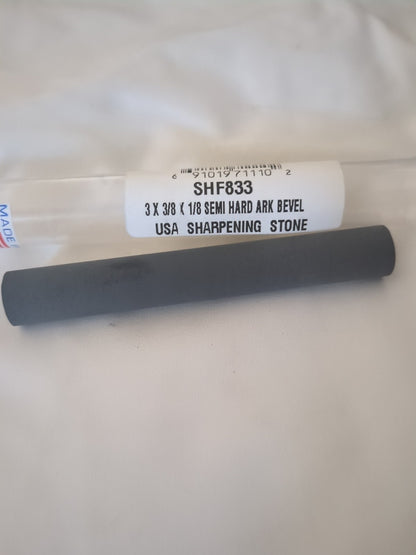 Sharpening Stone: 1/2'' Thick, Round, Arkansas Stone USHF883