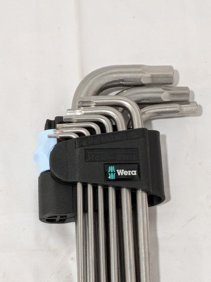 WERA 9 Piece L-Key Hex Key Set 1.5 to 10mm 05022720001