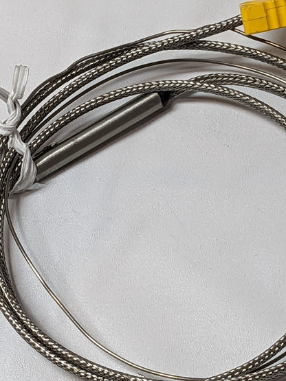THERMO ELECTRIC Thermocouple Probe: Type K, Flexible Probe, Grounded SF050-188