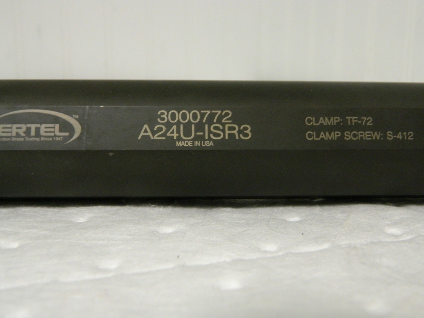 Hertel RH Indexable Grooving Toolholder 1" Depth 1" Width Internal 44631612