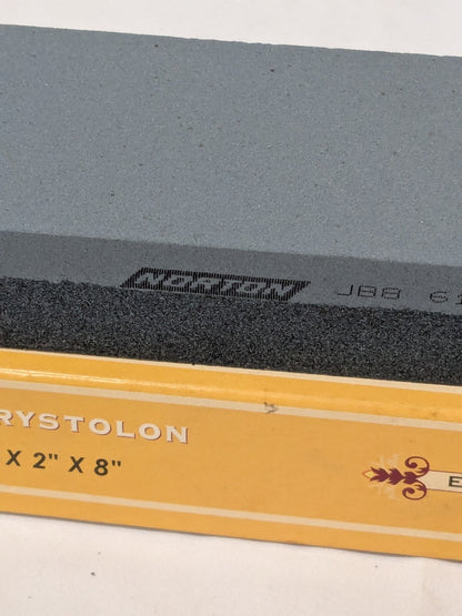 Norton Sharpening Stone: 1'' Thick, Rectangle Gray 1" X 2" X 8" 61463685455
