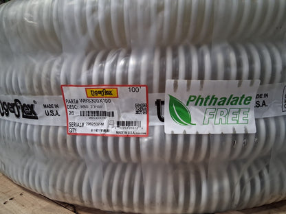 Kuriyama Of America Food & Beverage Hose 3.64" OD 100Ft Long WBS300
