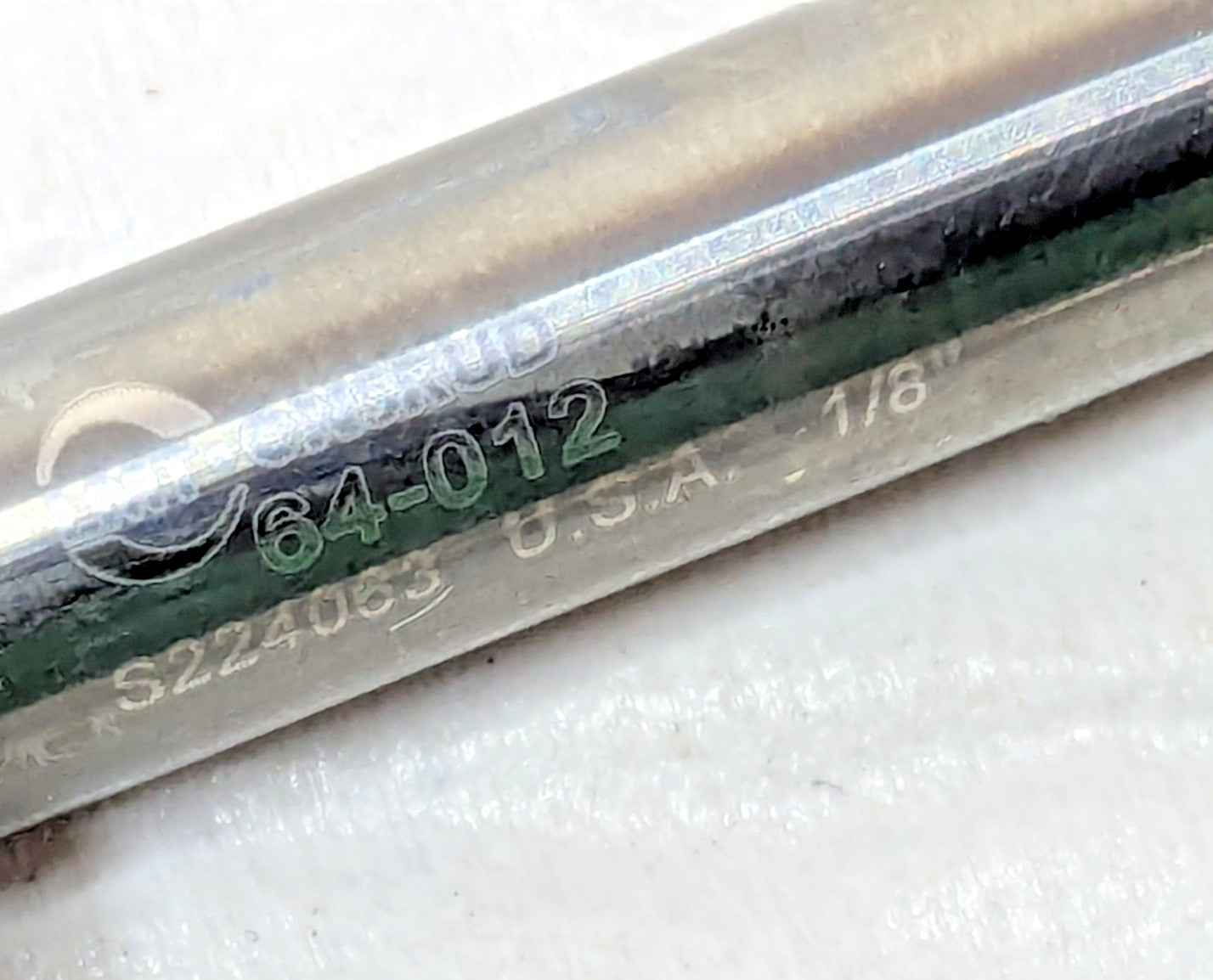 LMT-ONSRUD Carbide Spiral Router Bit 1/8" x 1/2" x 1/4" x 2" 1FL 64-012