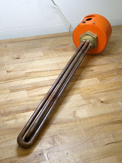 Ogden 22" Copper Pipe Plug Immersion Heater 3 Element 240v KV-3T2-0239-M1 U