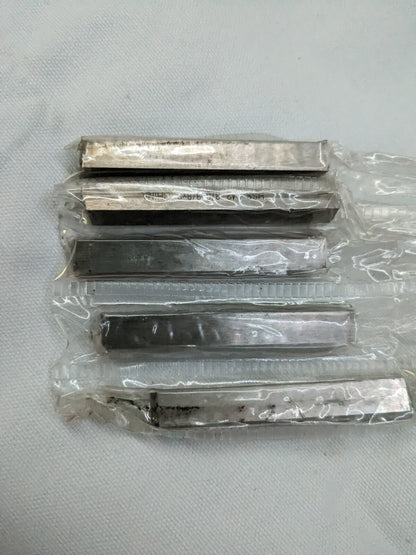 Tool Bit Blank 5pk: 1/2" Wide, 1/2" High, 4" OAL, M35 Cobalt, Squ