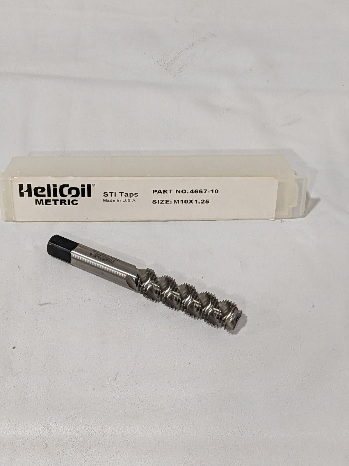 HELI-COIL Spiral Flute STI Tap M10x1.25 Metric Fine/EGM, 3 FL 4667-10