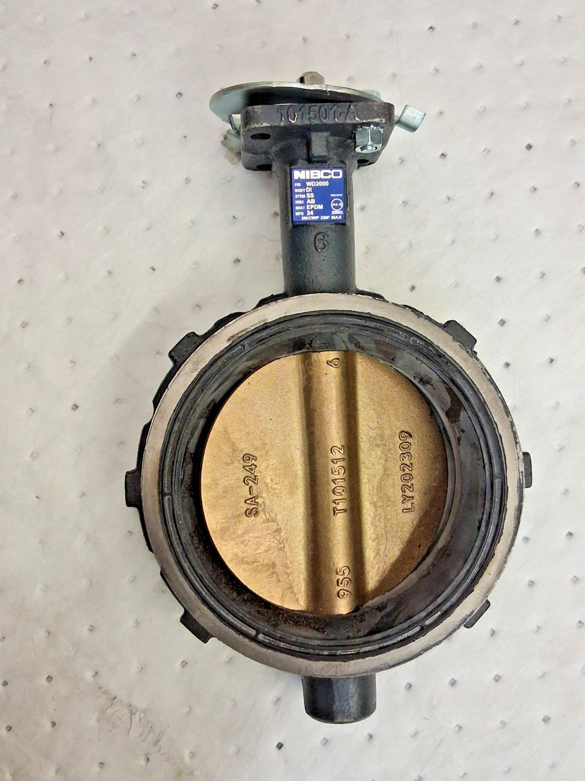 Nibco Manual Wafer Butterfly Valve 10" Pipe NLH110M