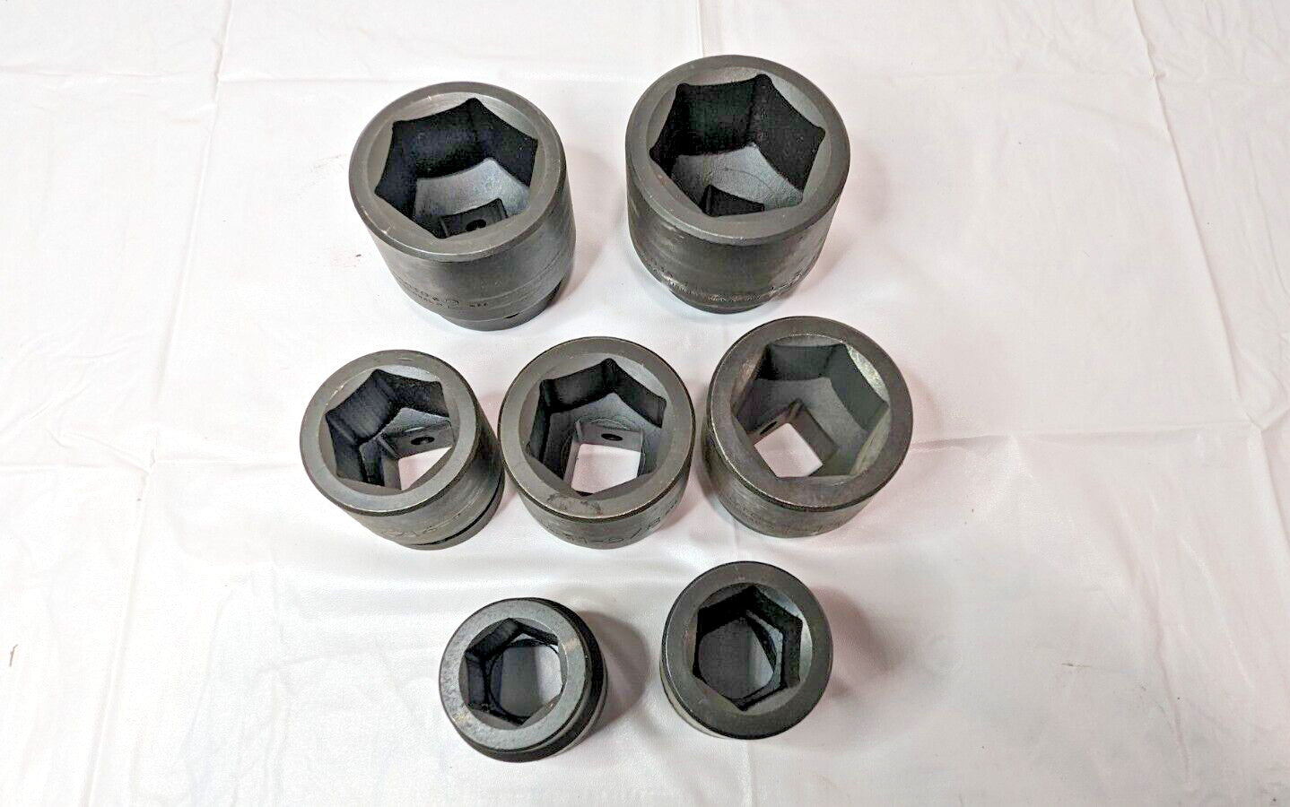 Proto 7 Pcs Impact Socket Set 1" Drive 6PT 1-1/16" to 2-3/16" J76103 INCOMPLETE